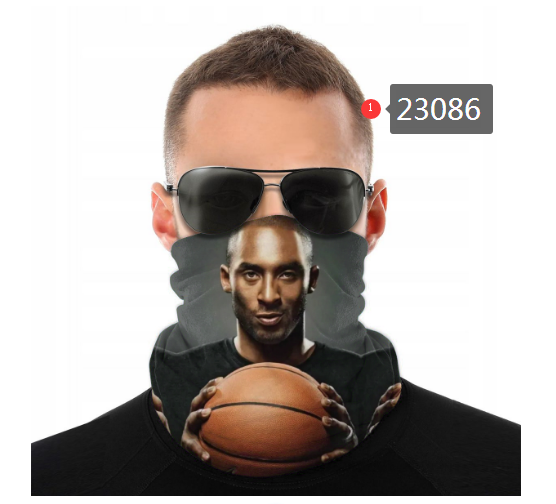NBA 2021 Los Angeles Lakers #24 kobe bryant 23086 Dust mask with filter->->Sports Accessory